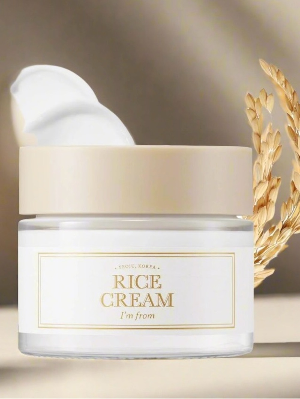 I’m From RICE CREAM Korean Moisturizer for Soft Radiant Skin 1.76oz NEW / Sealed